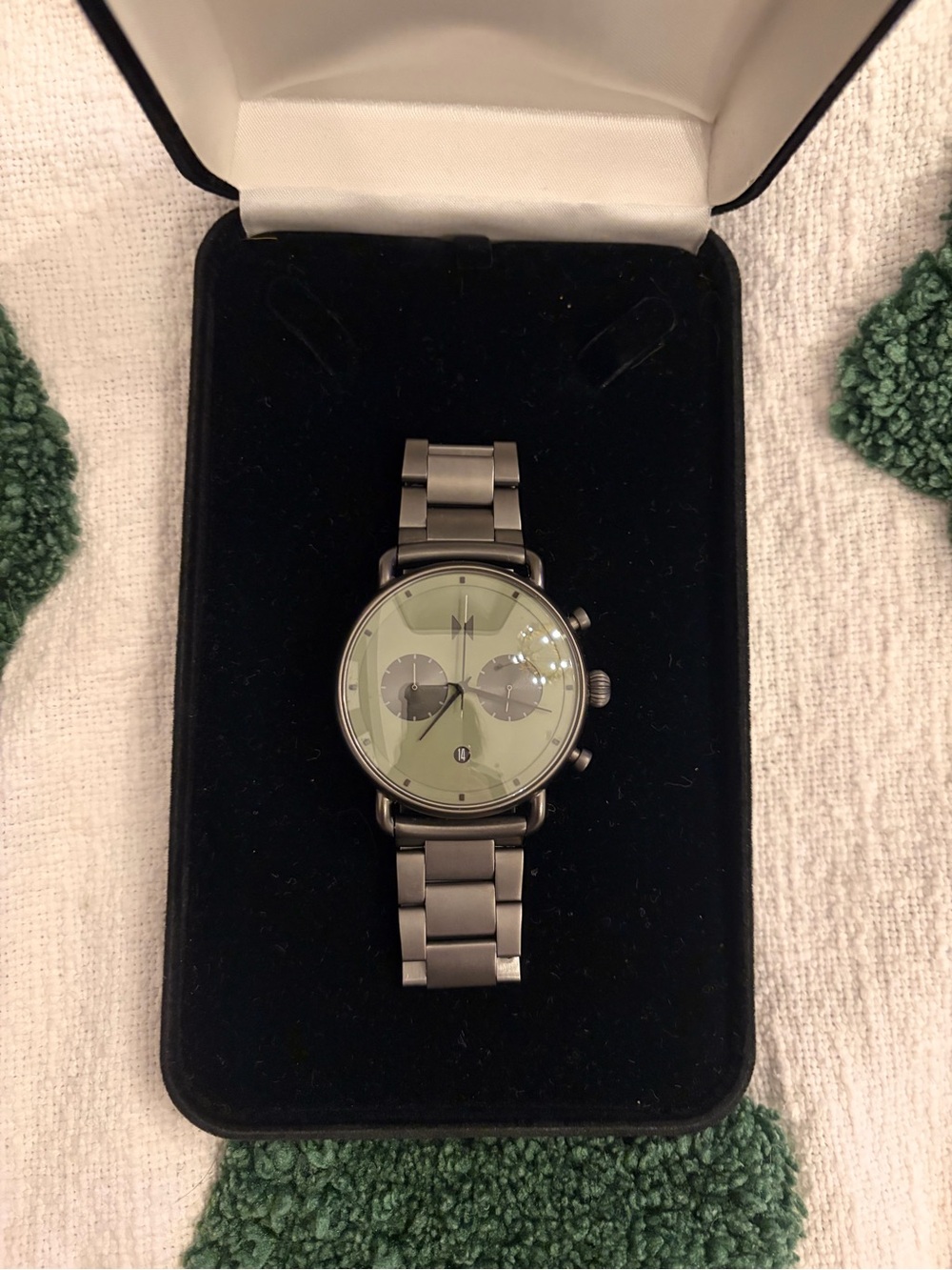MVMT Blacktop Rallye Green Gunmetal watch